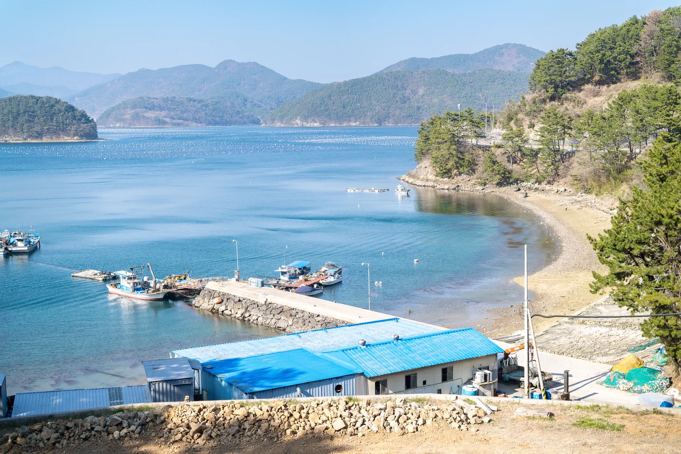 A small fishing village
